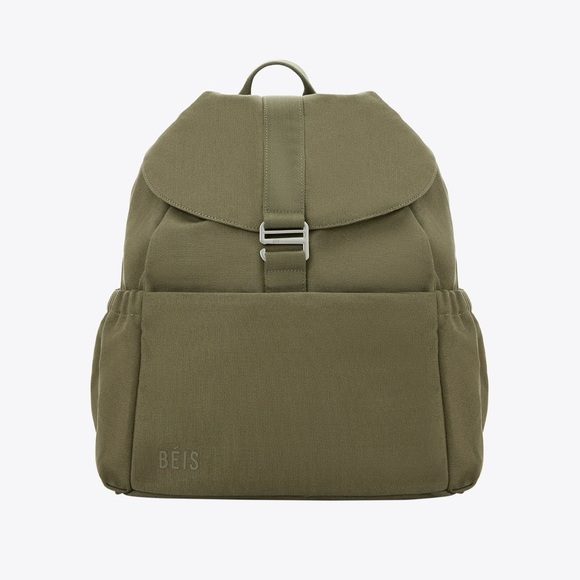 BEIS travel NWT rucksack olive green - Picture 9 of 15